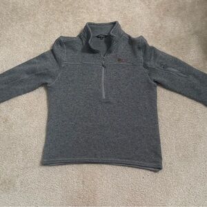 Simply Southern Charcoal Zip-Up Sweater